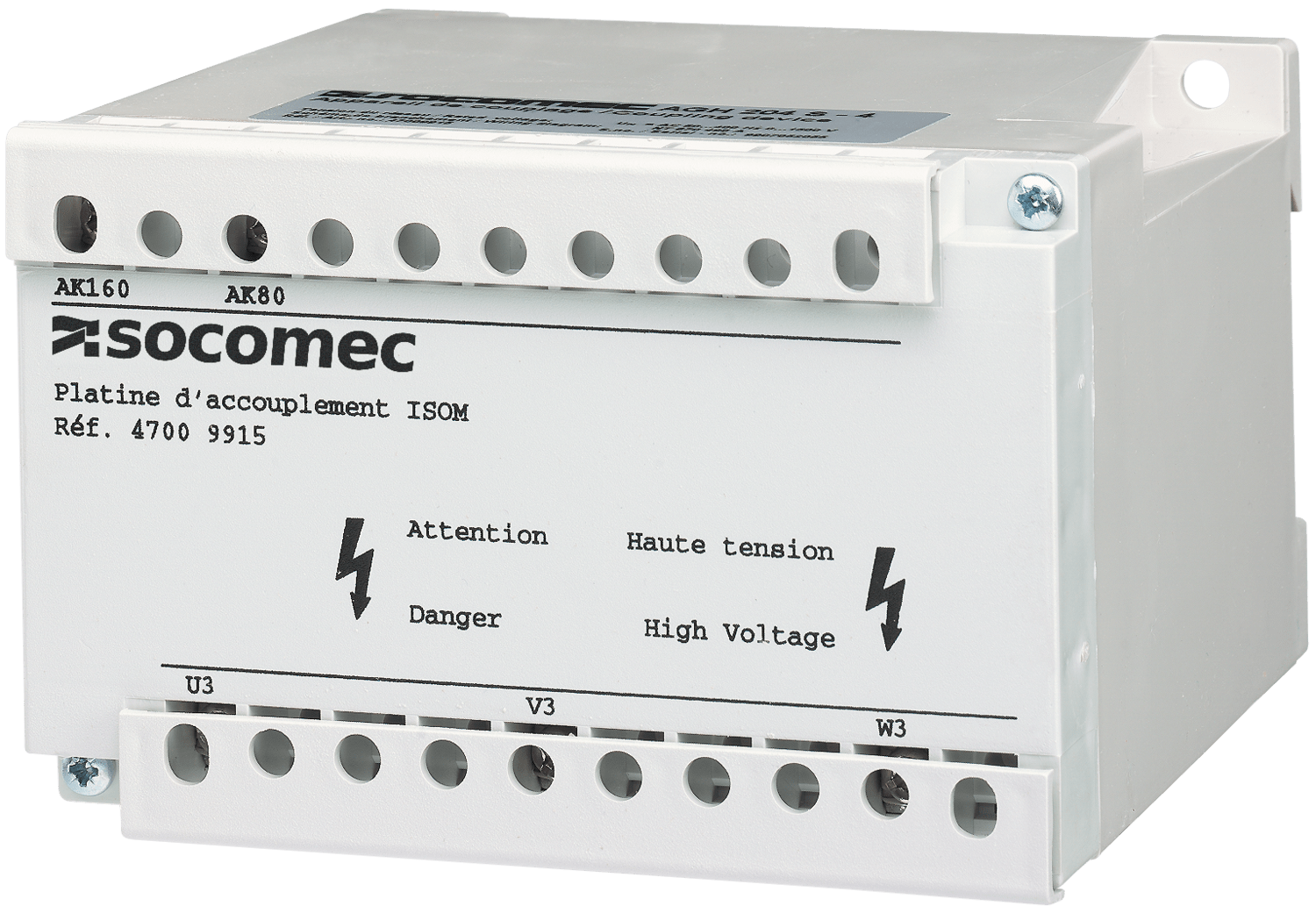 SOCOMEC ELETTROTECNICA - DISP. D'ACCOPP. PER RETI IN MEDIA TENS.