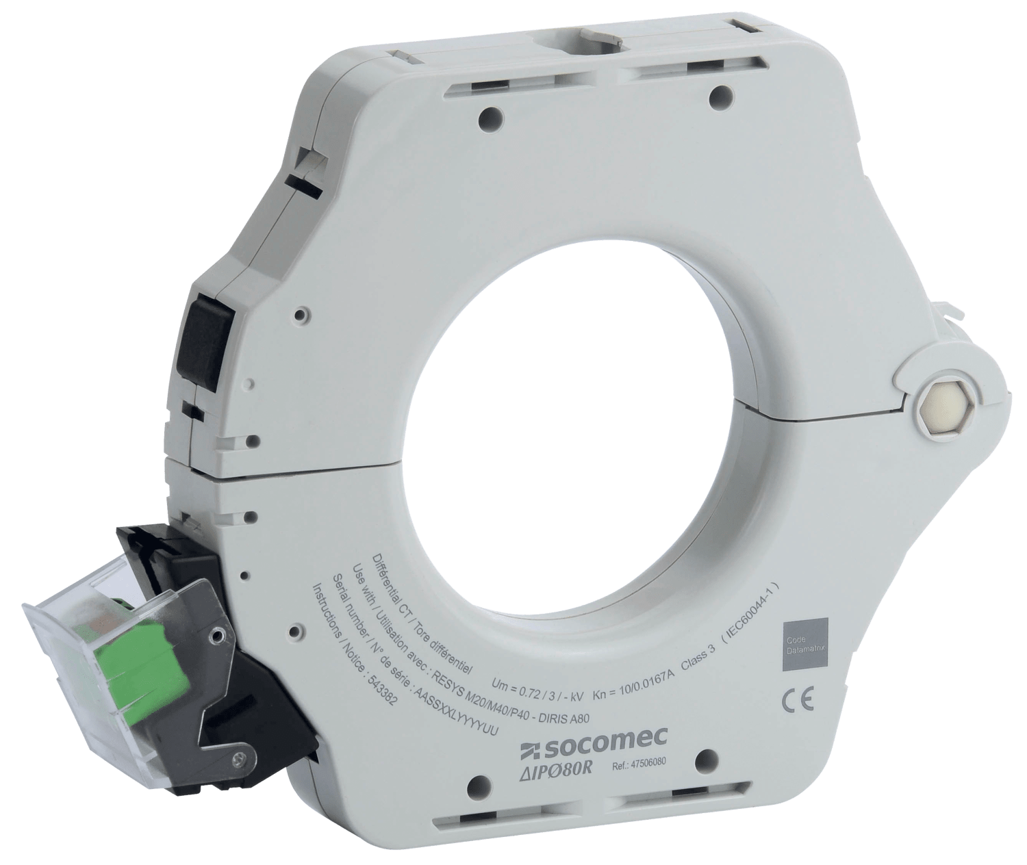 SOCOMEC ELETTROTECNICA - TOROIDE DIFF. IP-R APRIBILE DIAM. 80MM