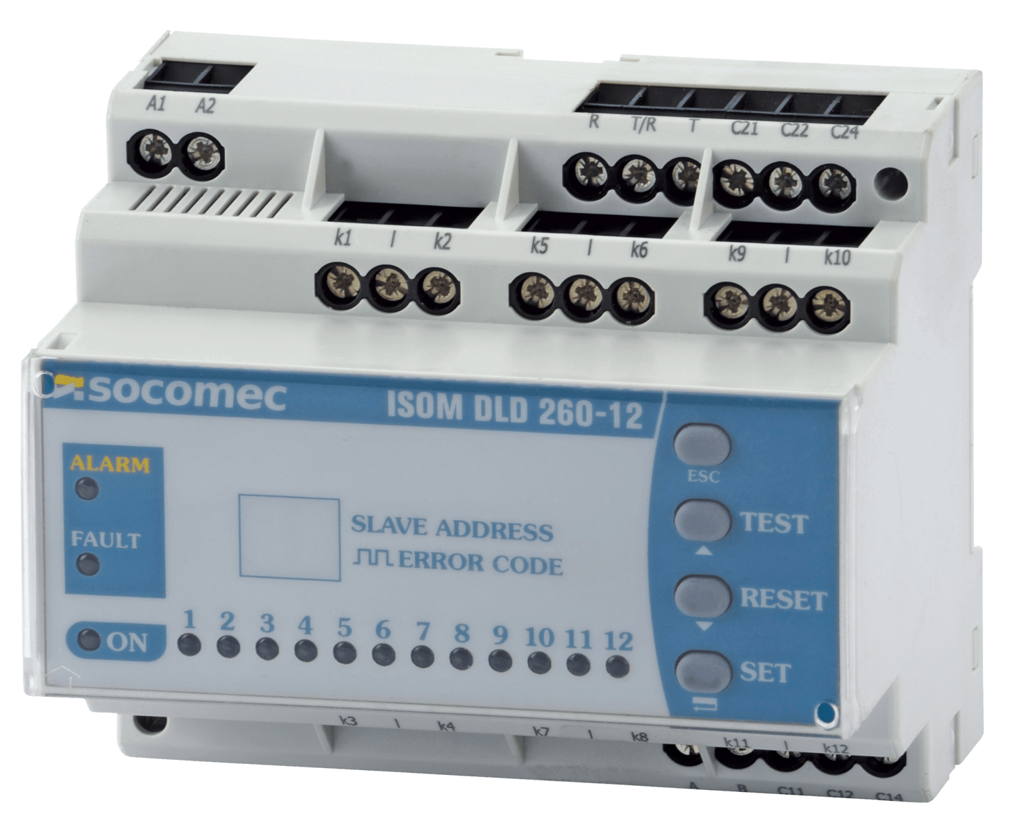 SOCOMEC ELETTROTECNICA - DLD460-12 US=70-276VUC - IN ESAURIMENTO