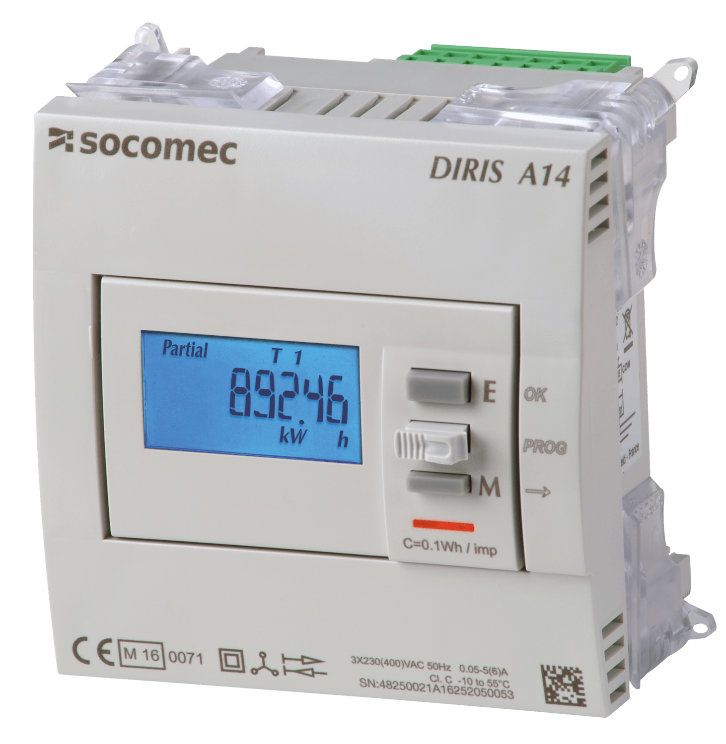 SOCOMEC ELETTROTECNICA - DIRIS A14 - 96*96 - RS485 + MID
