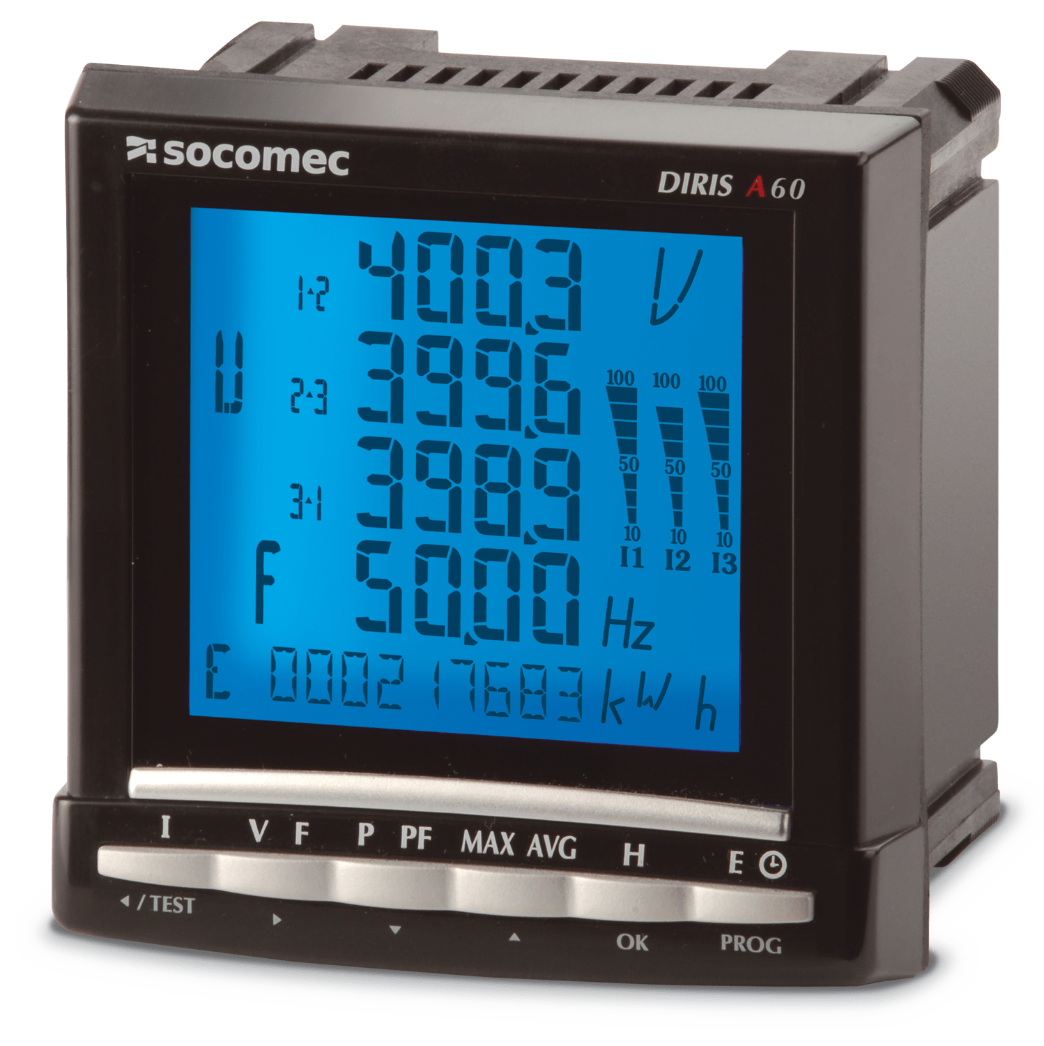 SOCOMEC ELETTROTECNICA - DIRIS A60 - ALIMENTAZIONE 110-440V AC 12