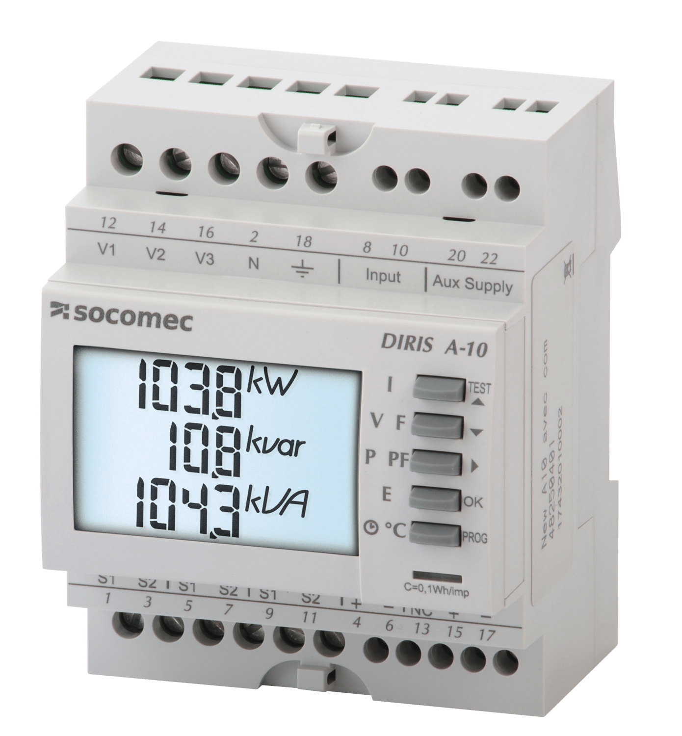 SOCOMEC ELETTROTECNICA - DIRIS A10 CON COMUNICAZ. JBUS/MODBUS 48250401