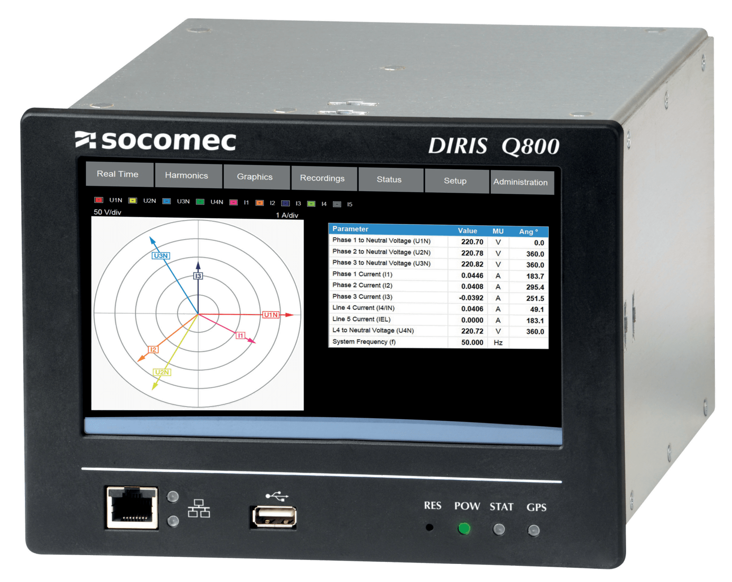 SOCOMEC ELETTROTECNICA - DIRIS Q800