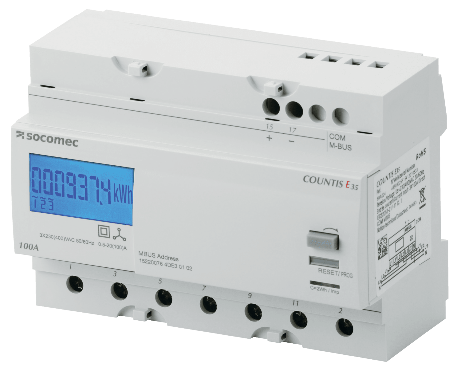 SOCOMEC ELETTROTECNICA - COUNTIS E35 3PH M-BUS - IN ESAURIMENTO