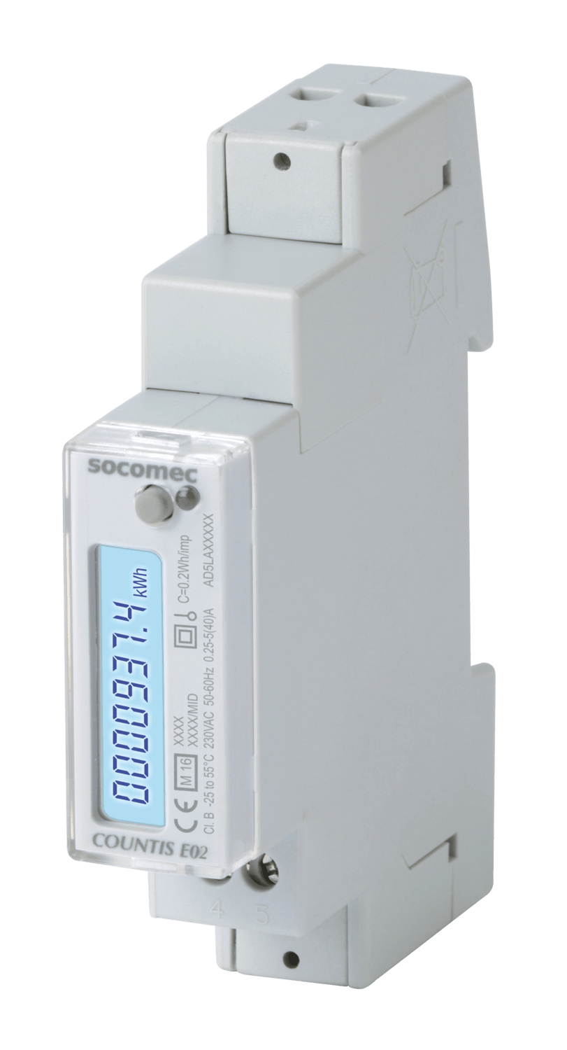 SOCOMEC ELETTROTECNICA - COUNTIS E05 MONOFASE 40A 230VAC CON COMU