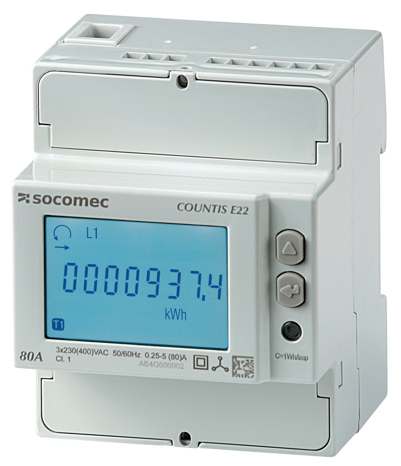 SOCOMEC ELETTROTECNICA - COUNTIS E21 3F 80A DOPPIA TARIFFA - IN E