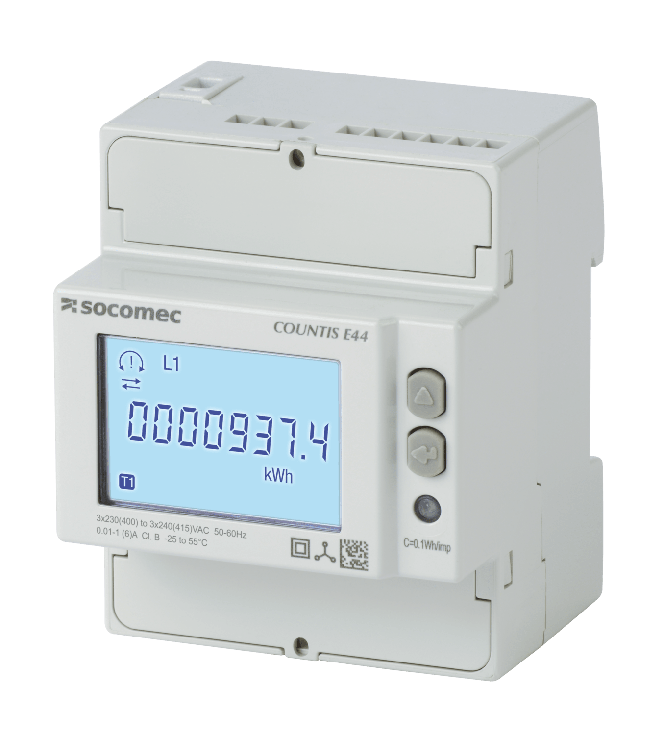 SOCOMEC ELETTROTECNICA - COUNTIS E44 3F TA/1&5A MULTITARIFFA MODB