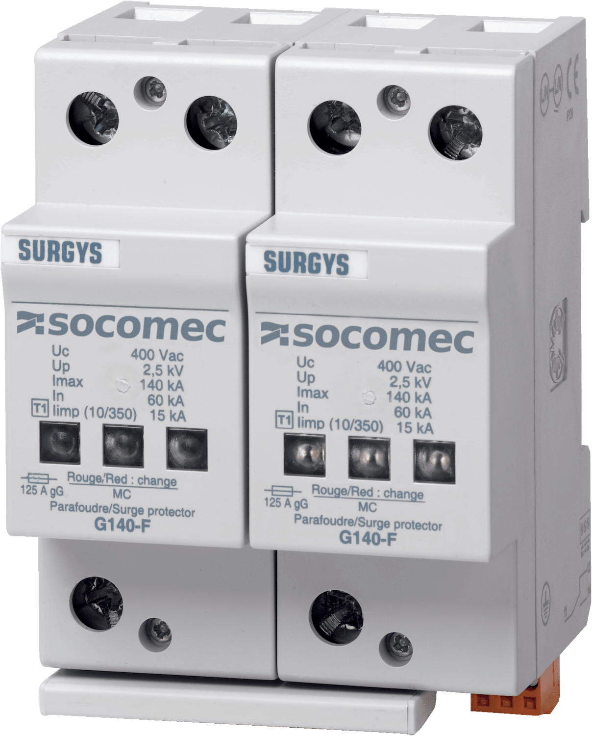 SOCOMEC ELETTROTECNICA - SCARICATORE TIPO 1 SURGYS G140-F 3P