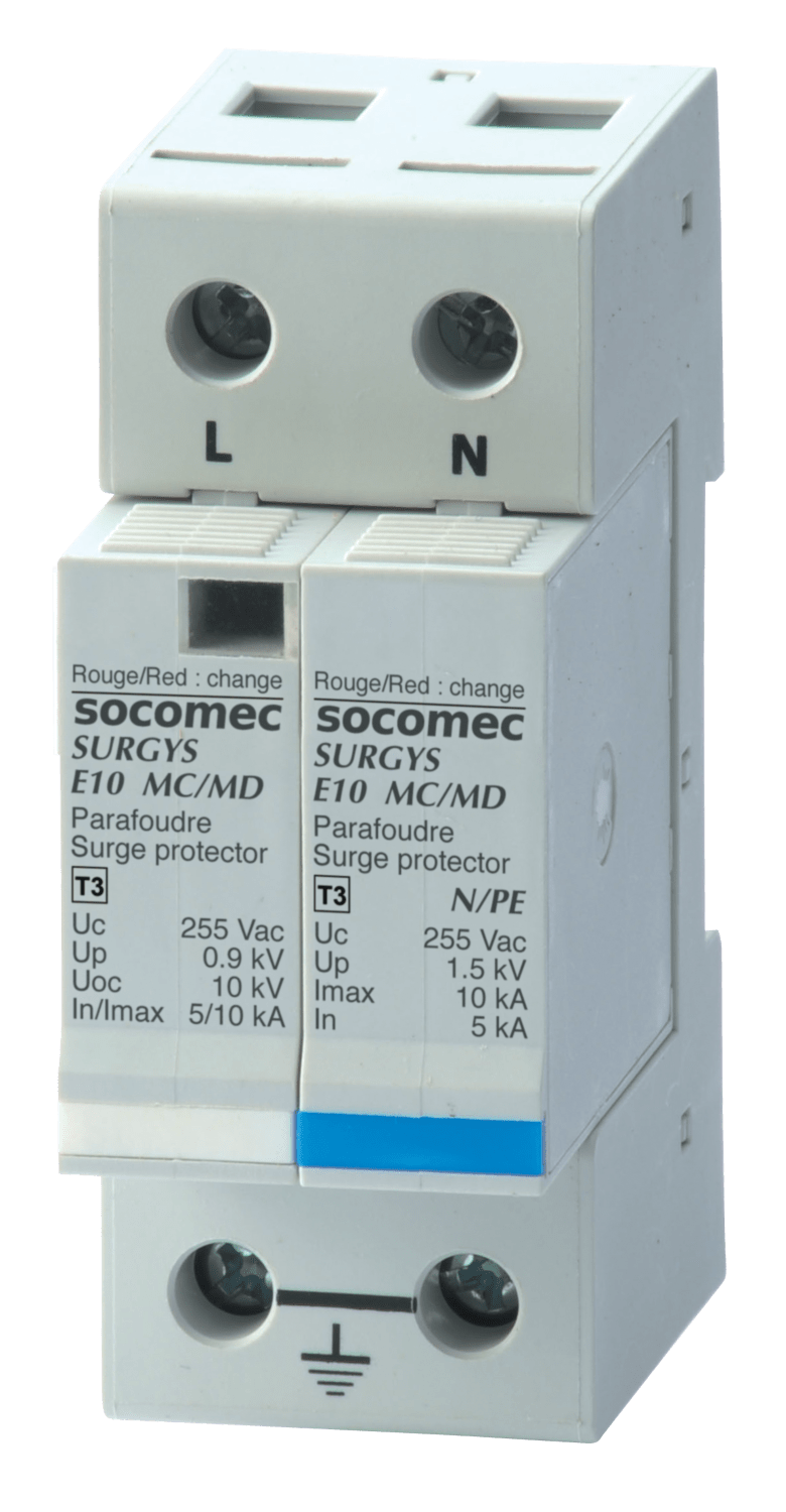 SOCOMEC ELETTROTECNICA - SURGYS E10 2P + REM.MONOBLOC