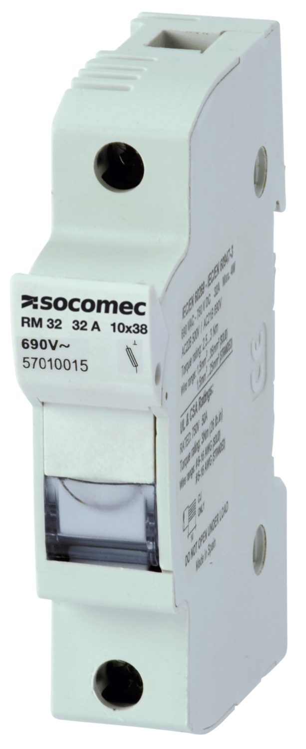 SOCOMEC ELETTROTECNICA - RM - 32A - 10X38 - N - APPAR. SENZA SEGN 57010016