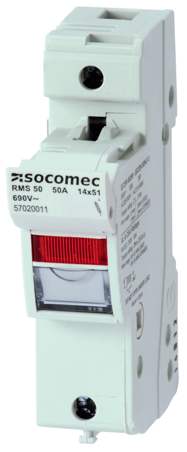SOCOMEC ELETTROTECNICA - RMS - 50A - 14X51 - 4P - APPAR. CON CA D