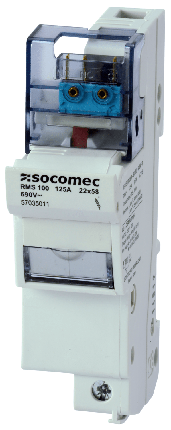 SOCOMEC ELETTROTECNICA - RMS - 100A - 22X58 -2P - APPAR. CON CA D