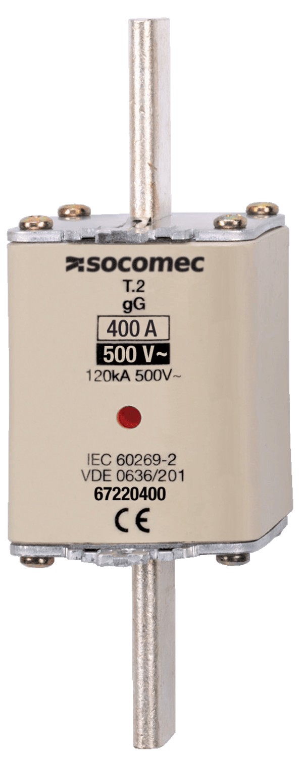 SOCOMEC ELETTROTECNICA - FUS. A COLT. TIPO GG - T2 GG - SENZA PER