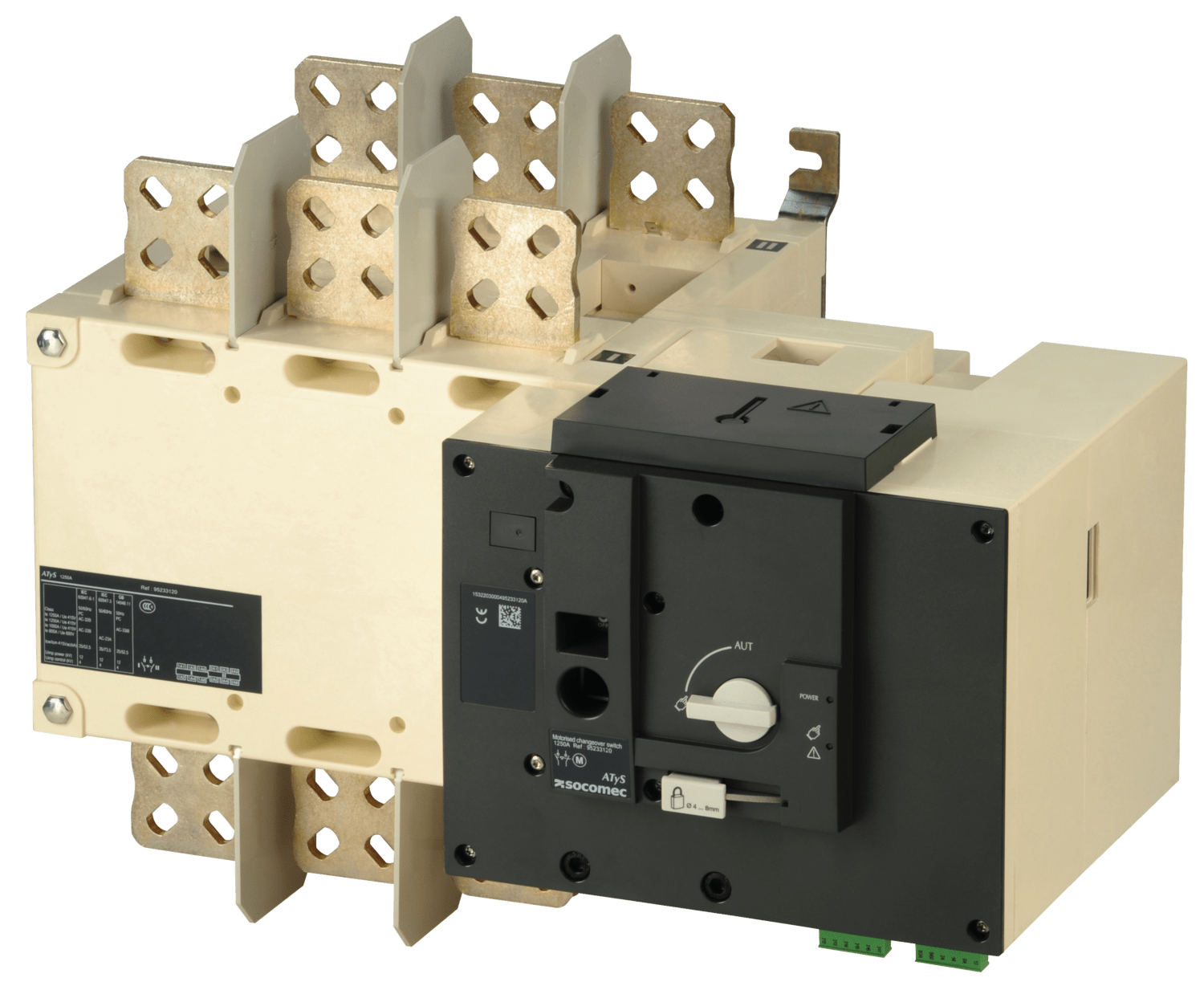 SOCOMEC ELETTROTECNICA - ATYS R 3X1250A - ALIM. 230 VAC