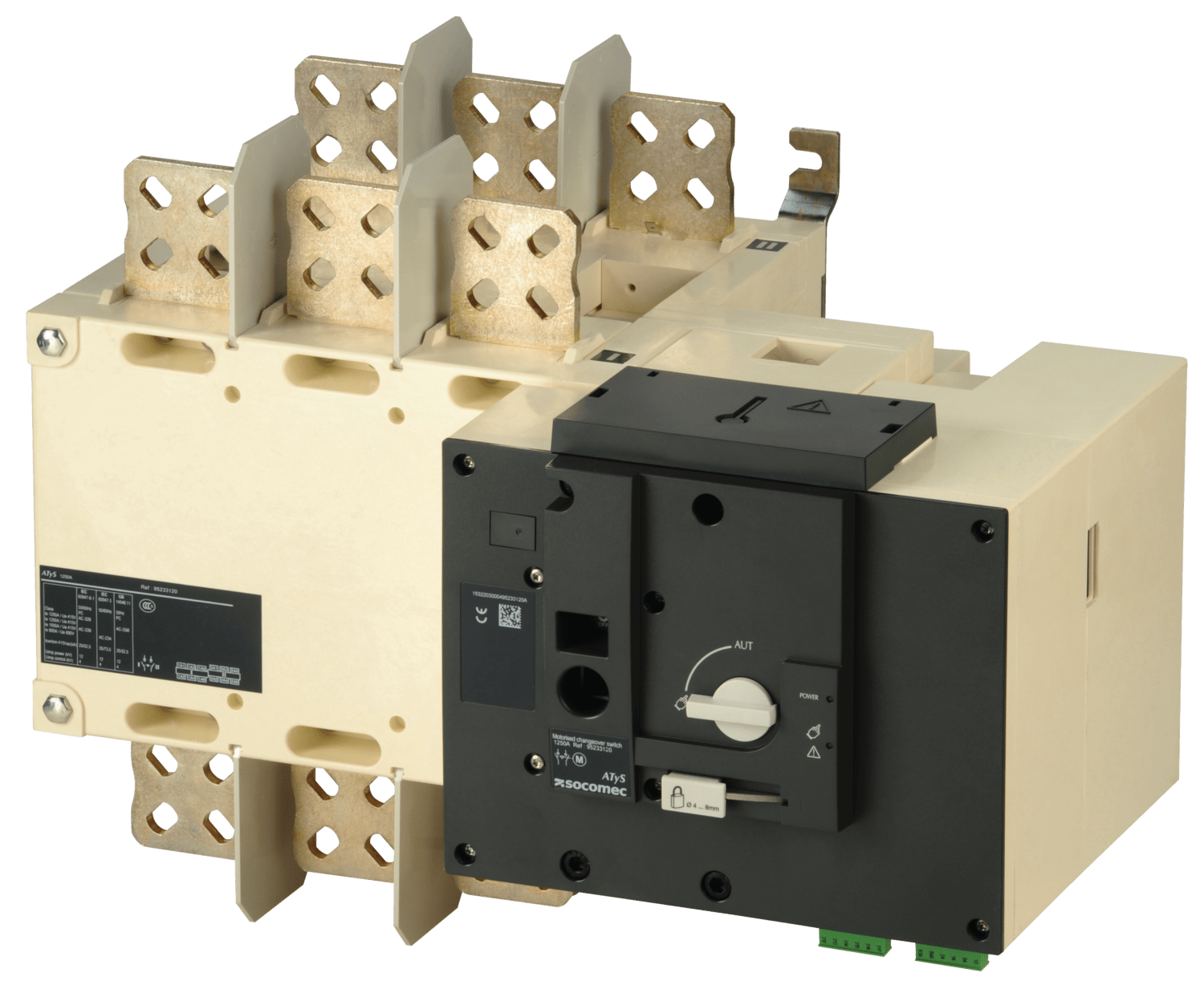 SOCOMEC ELETTROTECNICA - ATYS R 3X1250A - ALIM. 230 VAC