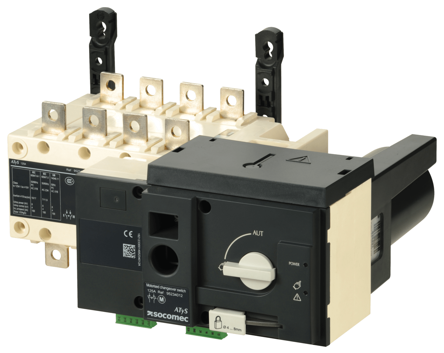 SOCOMEC ELETTROTECNICA - ATYS R 4X200A - ALIM. 230 VAC 95234020