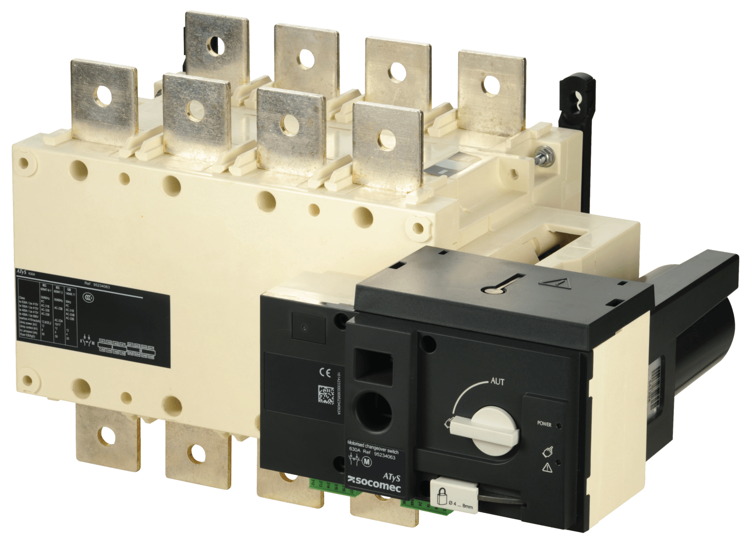 SOCOMEC ELETTROTECNICA - ATYS R 4X500A - ALIM. 230 VAC