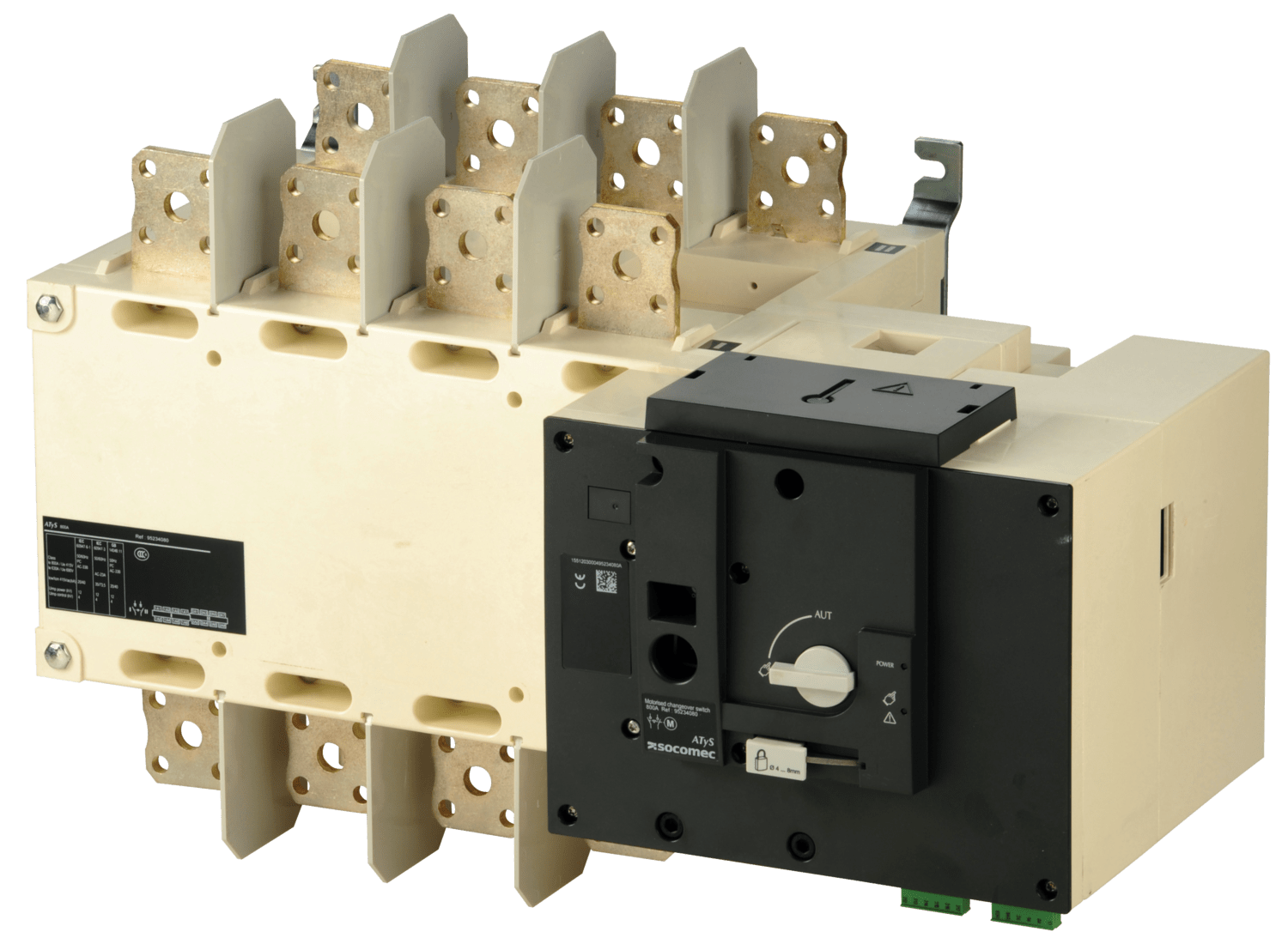 SOCOMEC ELETTROTECNICA - ATYS R 4X800A - ALIM. 230 VAC