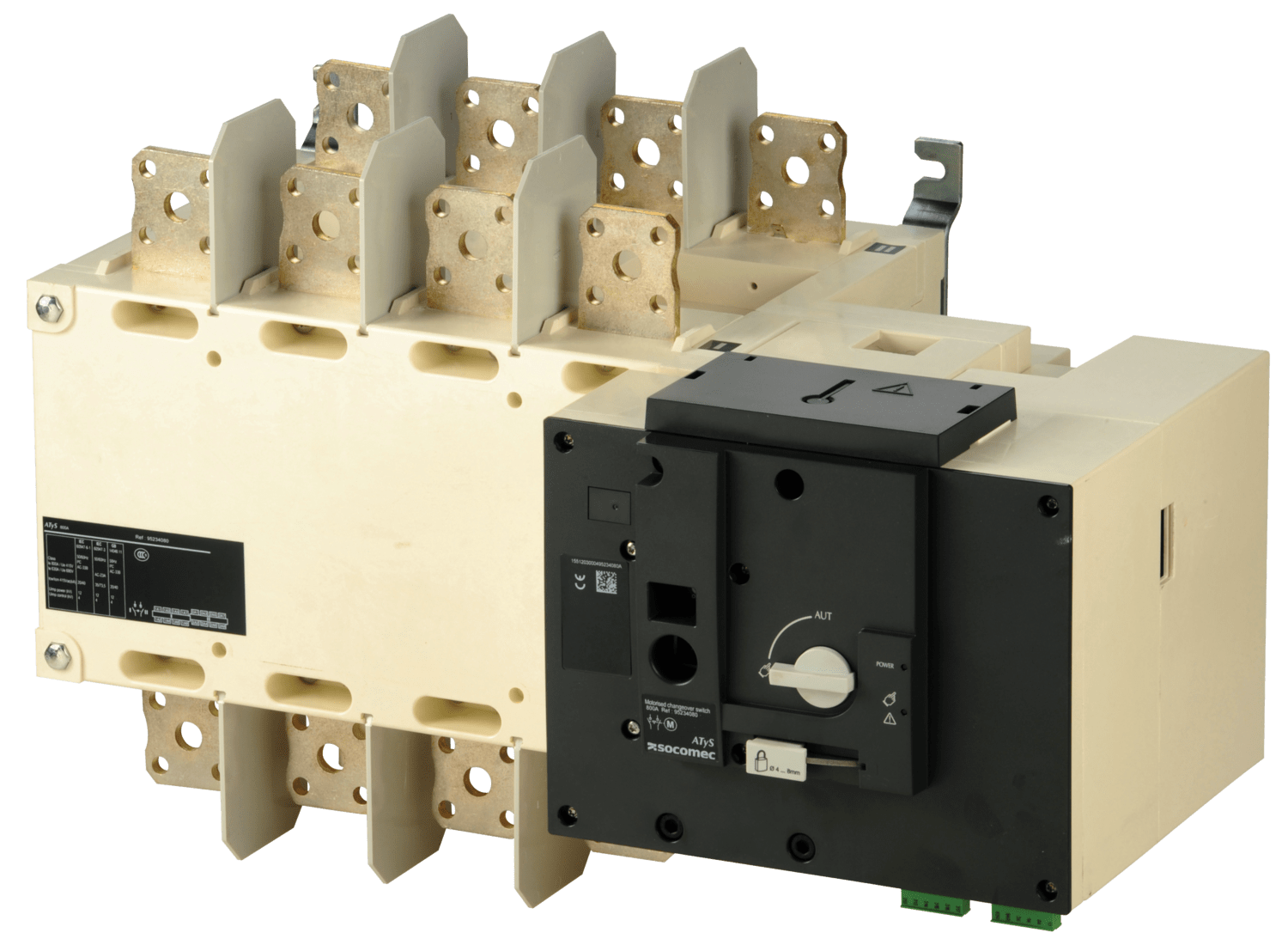 SOCOMEC ELETTROTECNICA - ATYS R 4X800A - ALIM. 230 VAC