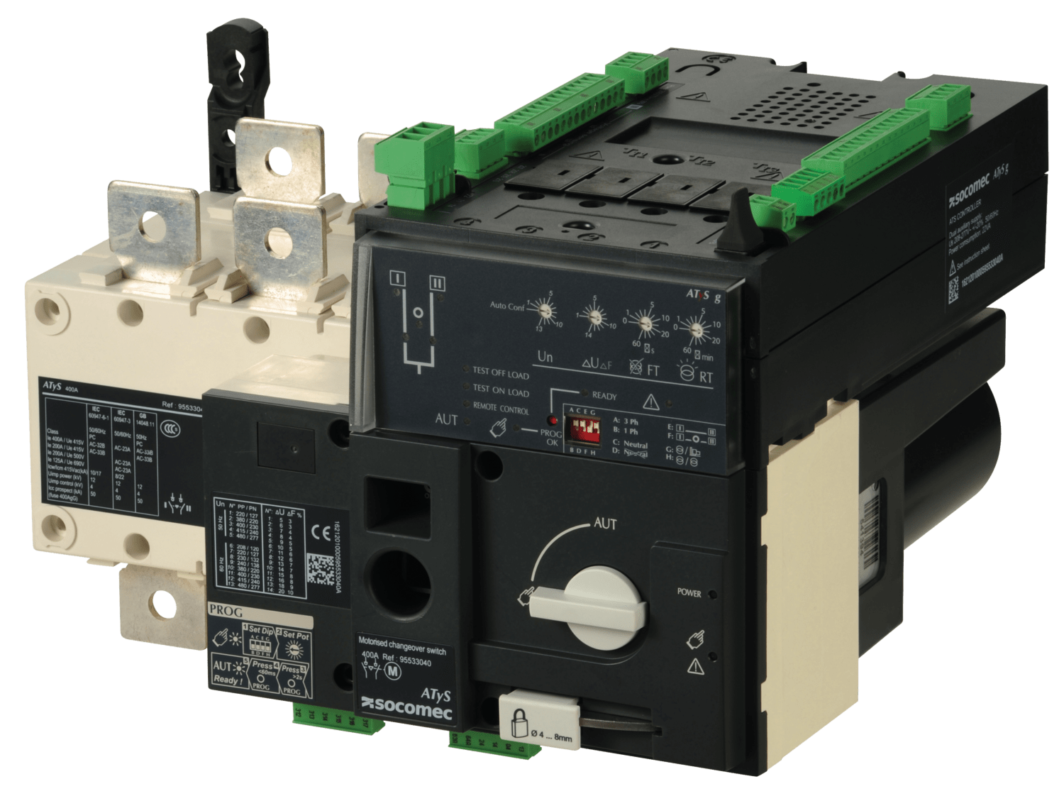 SOCOMEC ELETTROTECNICA - ATYS G 3X315A - ALIM. 230 VAC