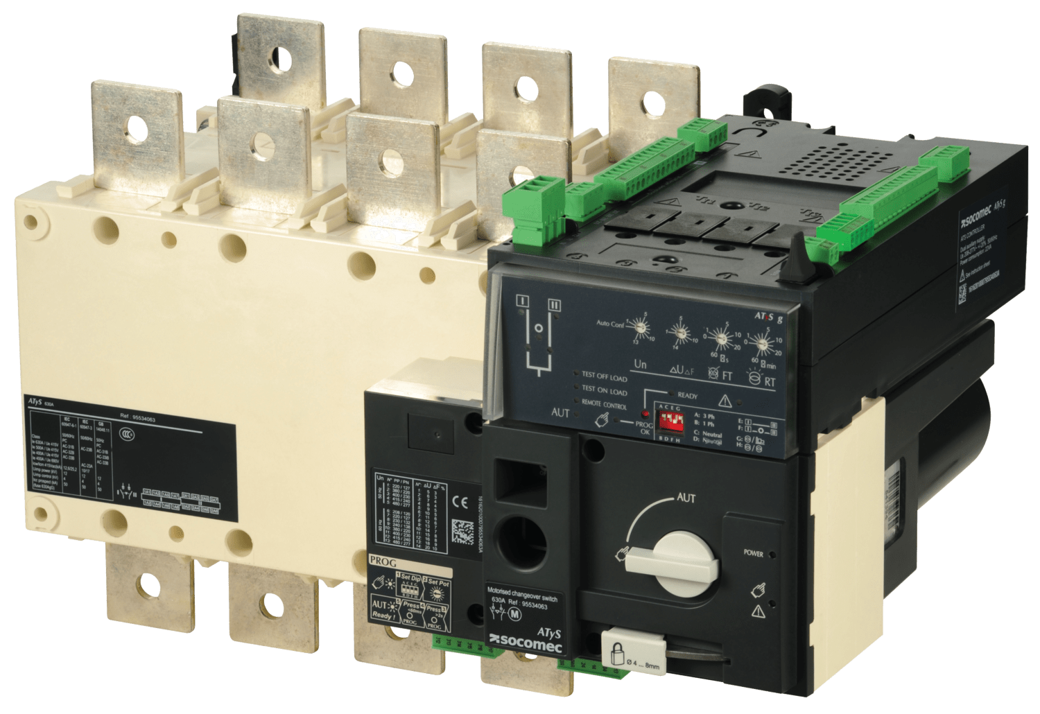SOCOMEC ELETTROTECNICA - ATYS G 4X500A - ALIM. 230 VAC