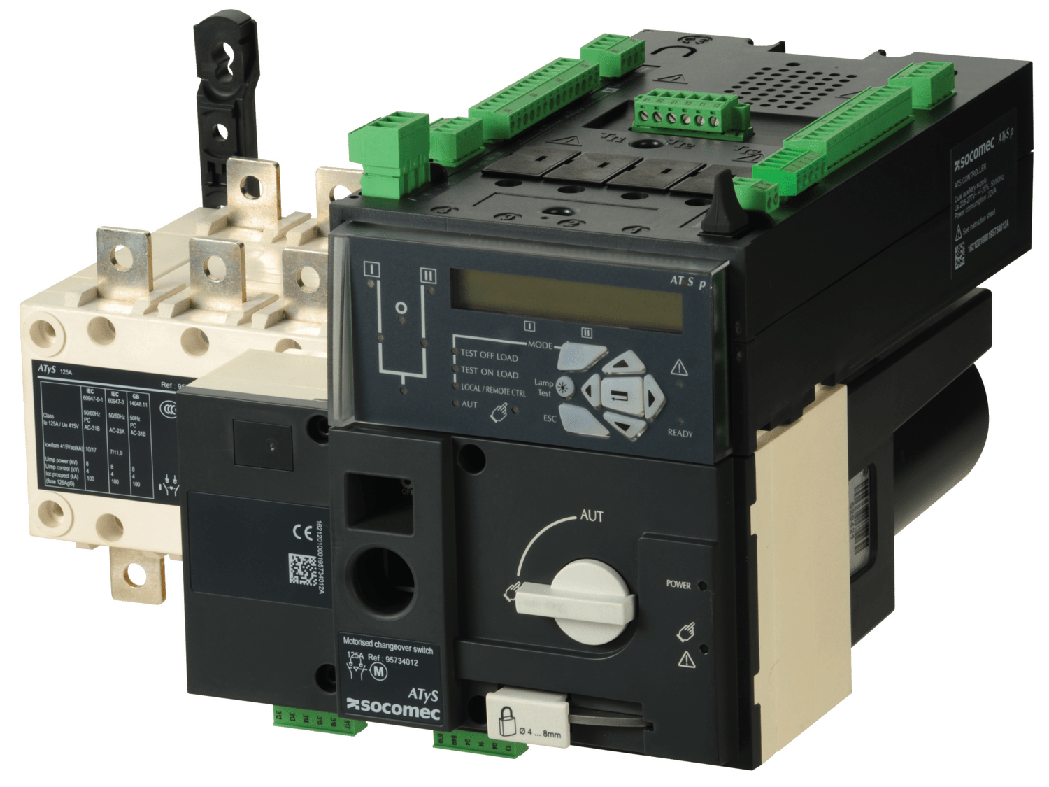 SOCOMEC ELETTROTECNICA - ATYS P 4X160A - ALIM. 230 VAC