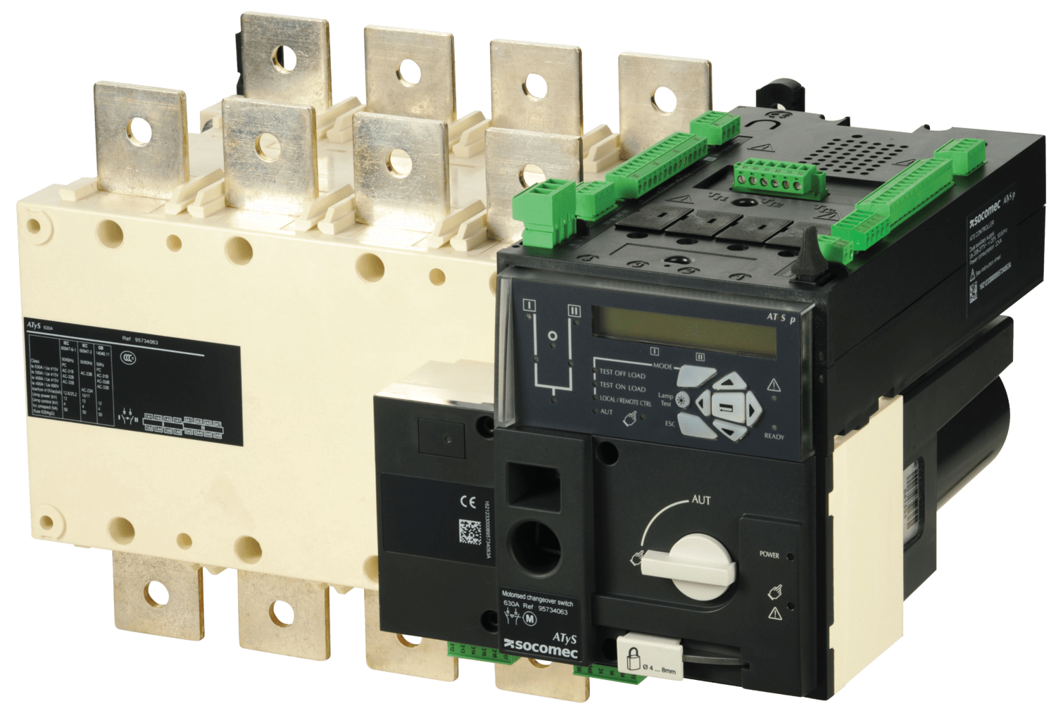 SOCOMEC ELETTROTECNICA - ATYS P 4X630A - ALIM. 230 VAC