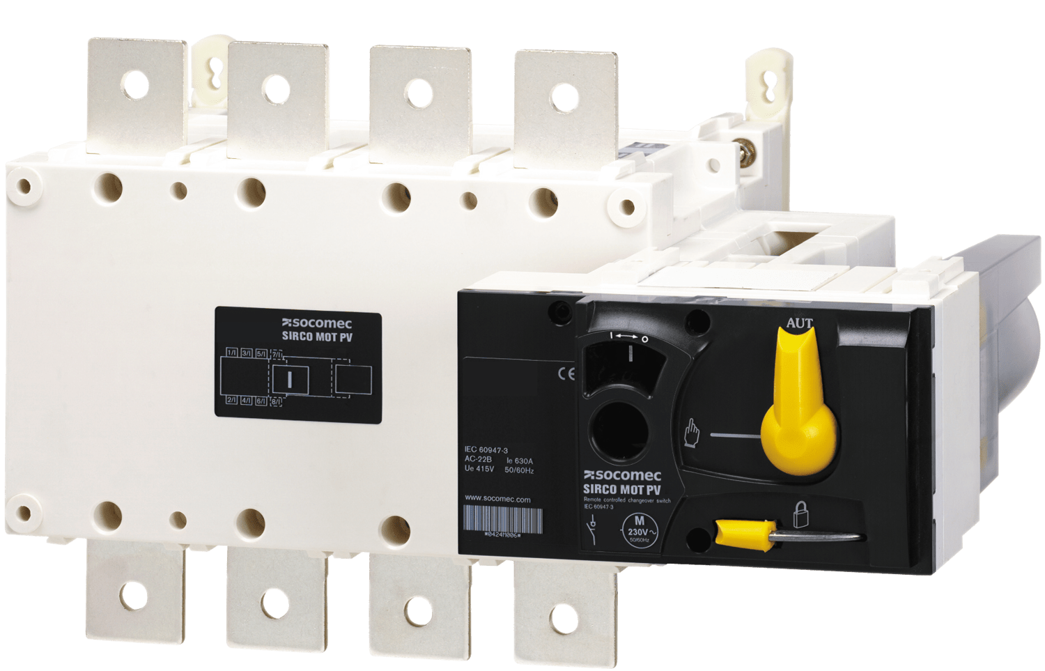SOCOMEC ELETTROTECNICA - SIRCO MOT AT 4X630A F 230VAC