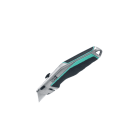 TRADEFORCE - Cutter pofessionale con lame a trapezio retrattile e ricarica