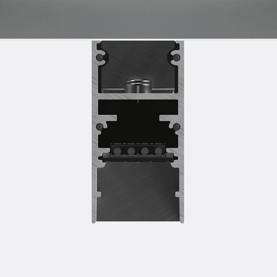 ARTEMIDE - A.24 PLAF. BINARIO MAGNETICO 1176MM BBRZ