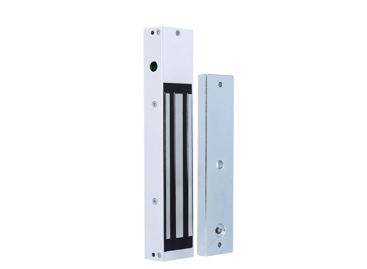 CDVI - C3S11 fermo elettromagnetico da applicare con ritenuta 300kg, sensore di stato e led di stato