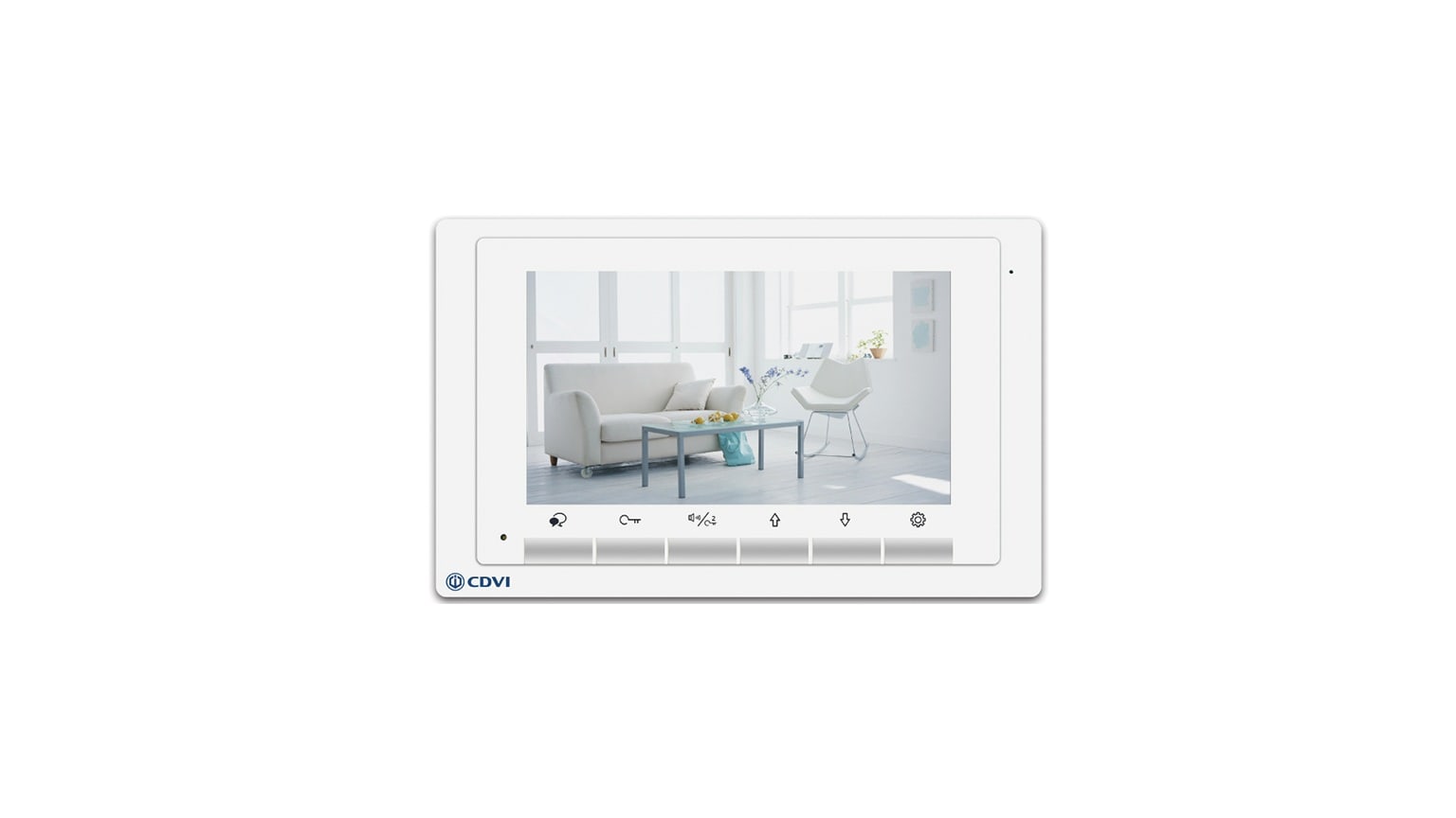 CDVI - Citofono digitale a 2 fili con monitor TFT 7 pollici. Riferimento E1101000002