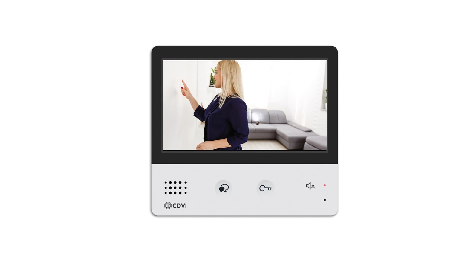 CDVI - DT71WD7 video citofono digitale a 2 fili con monitor TFT da 7 inclusivo di wifi. Ref E1101000004