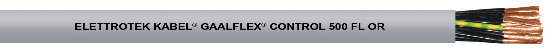 ELETTROTEK KABEL - CONTROL 500 FL OR GREY 18G0.50