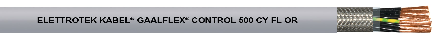 ELETTROTEK KABEL - CONTROL 500 CY FL OR GREY 7G1.50