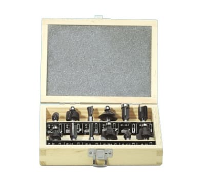 HIKOKI POWER TOOLS - Kit da n.12 frese assortite con gambo d.8 mm