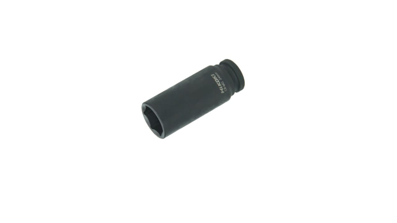 HIKOKI POWER TOOLS - Bussola da 1/2" quadro a esagono 12 mm lung. 85 mm