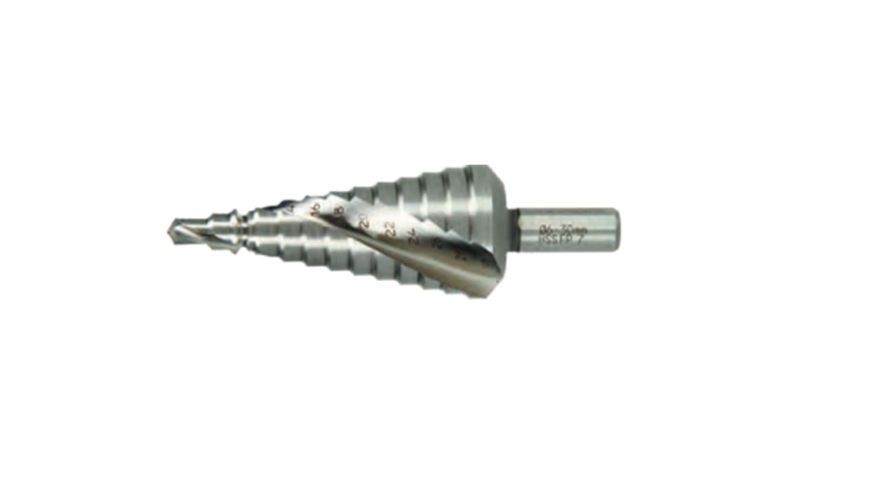 HIKOKI POWER TOOLS - Fresa a gradino a spirale in HSS d.6-30 mm