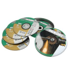 HIKOKI POWER TOOLS - Disco abras taglio di acciai , acciai non legati e Inox - d.125 x 1 mm- scatoletta metallica da 10 pz