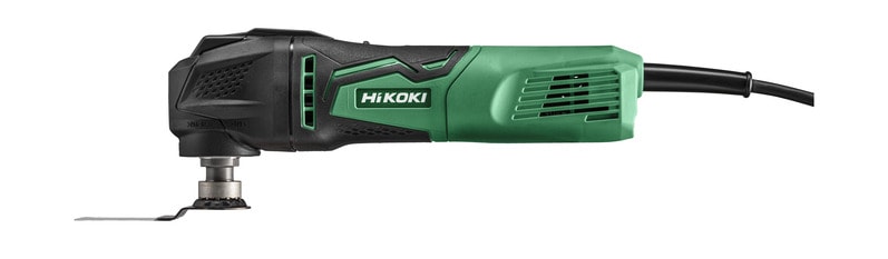 HIKOKI POWER TOOLS - Multifunzione 350W, 6.000~20.000 n gradi/min attacco Star Lock, OIS12, Universale, Angolo oscillazione 3,2 gradi con 8 accessori