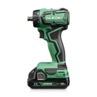 HIKOKI POWER TOOLS - Trapano avvitatore 18V con mandrini intercambiabili, 55Nm, Brushless, 2 x 2.0Ah, Valigetta Stackable.