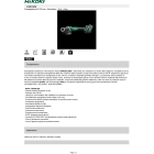 HIKOKI POWER TOOLS - Smerigliatrice Angolare 18V, Diametro 125mm, Brushless, solo corpo, Valigetta Stackable.