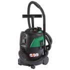 HIKOKI POWER TOOLS - Aspiratore 1.400W, filtro classe L, bidone 25L, 20L secco / 15L liquidi, presa elettroutetroutensili, accessori.