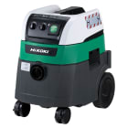 HIKOKI POWER TOOLS - Aspiratore 1.200W, classe H, bidone 35L, 35L secco / 22L liquidi, sistema scuotimento filtro "iPulse", presa elettroutetroutensili, accessori.