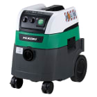 HIKOKI POWER TOOLS - Aspiratore 1.200W, classe M, bidone 35L, 35L secco / 22L liquidi, sistema scuotimento filtro "iPulse", presa elettroutetroutensili, accessori.