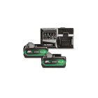 HIKOKI POWER TOOLS - Booster Pack Multivolt Tipo A 2xBSL36A18X (36V, 2.5Ah / 18V, 5.0Ah), caricabatteria UC18YSL3.