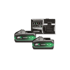 HIKOKI POWER TOOLS - Booster Pack Multivolt Tipo B, 2xBSL36B18X (36V, 4.0Ah / 18V, 8.0Ah), caricabatteria UC18YSL3.