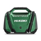HIKOKI POWER TOOLS - Compressore aria a batteria 18V per gomme, pressione massima 11bar, accessori in dotazione, solo corpo.
