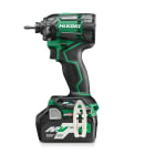 HIKOKI POWER TOOLS - Avvitatore a impulsi 36V, 215Nm, Brushless, attacco esagonale 1/4", Triple Hammer, IP56, 2 x MVA, Caricabatterie UC18YSL3, Valigetta Stackable.