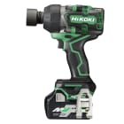 HIKOKI POWER TOOLS - Avvitatore a Impulsi 36V, 770Nm, Brushless, attacco quadro 1/2", 4 Mode, IP56, 2 x MVA, Caricabatterie UC18YSL3, Valigetta Stackable.